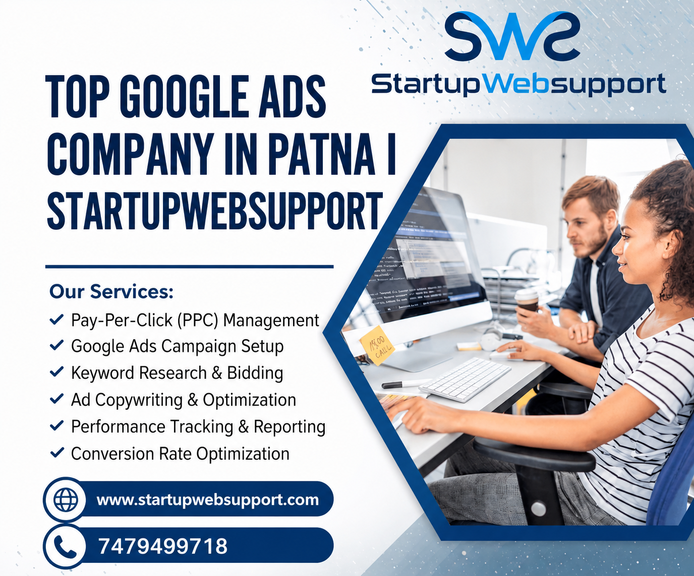 Top Google Ads Agency in Patna | Startup Web Support